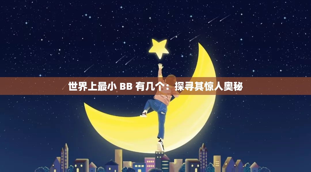 世界上最小 BB 有几个：探寻其惊人奥秘