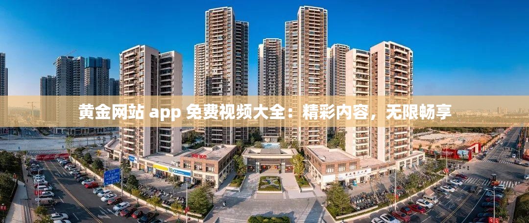 黄金网站 app 免费视频大全：精彩内容，无限畅享