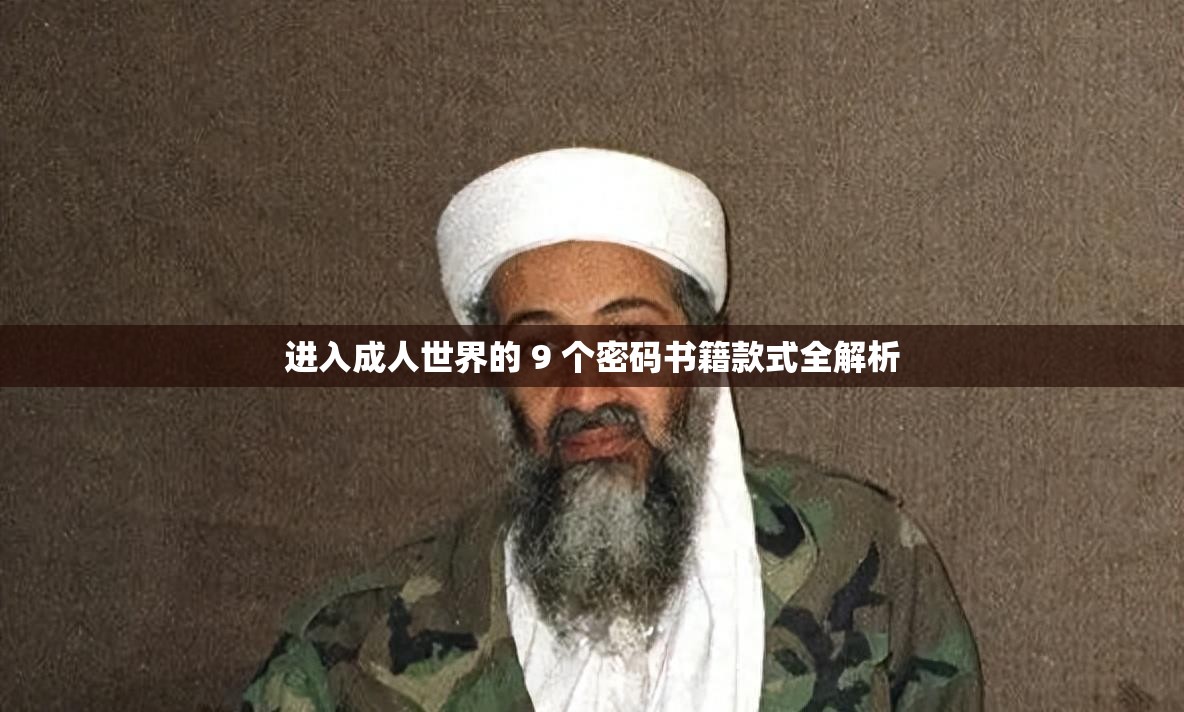 进入成人世界的 9 个密码书籍款式全解析