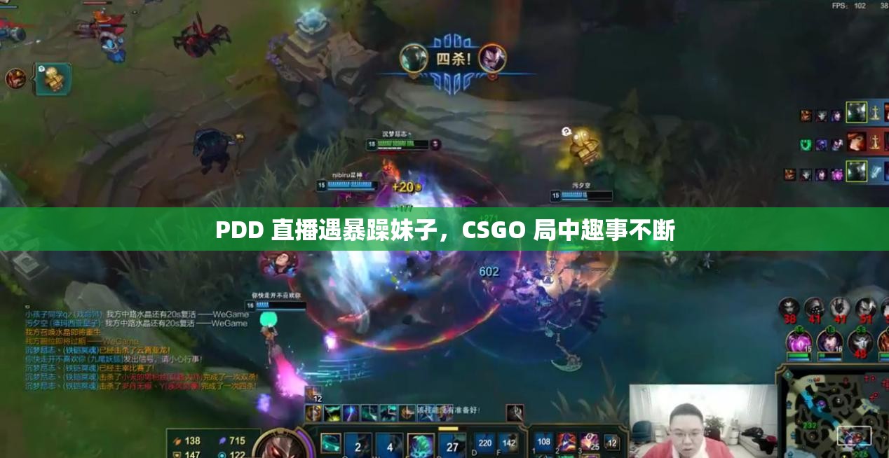 PDD 直播遇暴躁妹子，CSGO 局中趣事不断