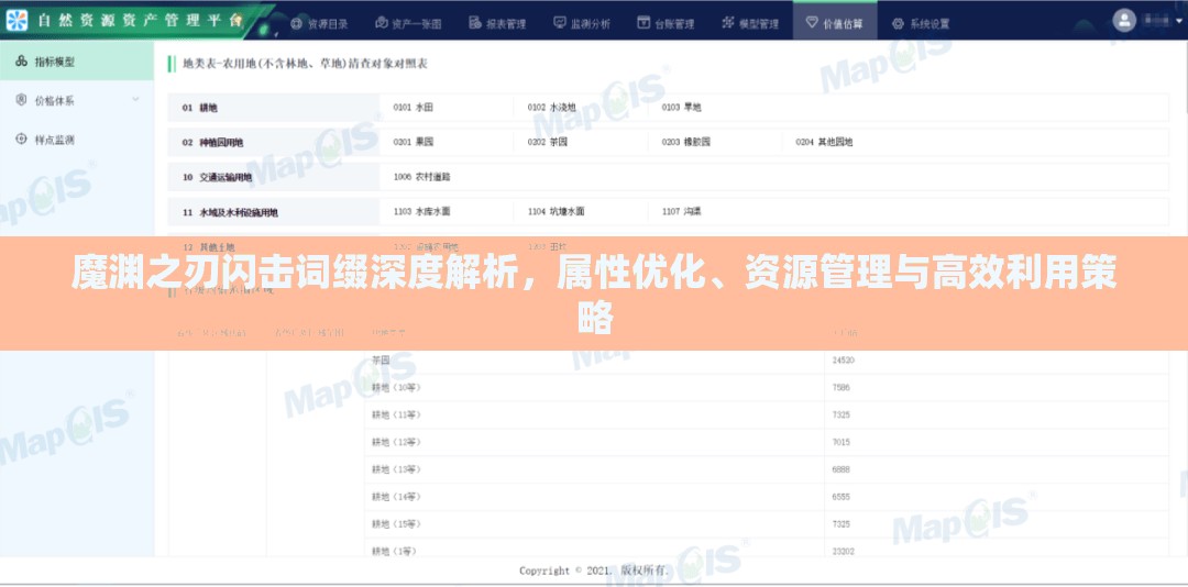 魔渊之刃闪击词缀深度解析，属性优化、资源管理与高效利用策略