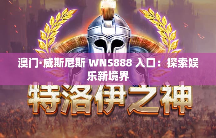 澳门·威斯尼斯 WNS888 入口：探索娱乐新境界