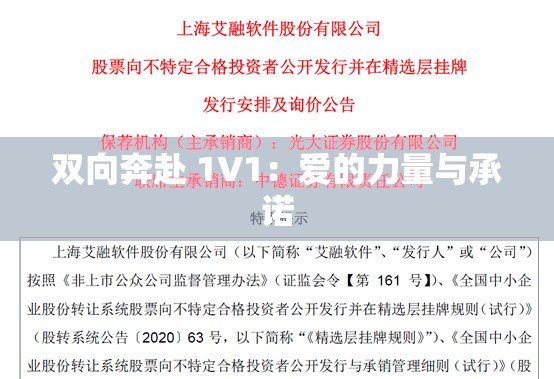双向奔赴 1V1：爱的力量与承诺