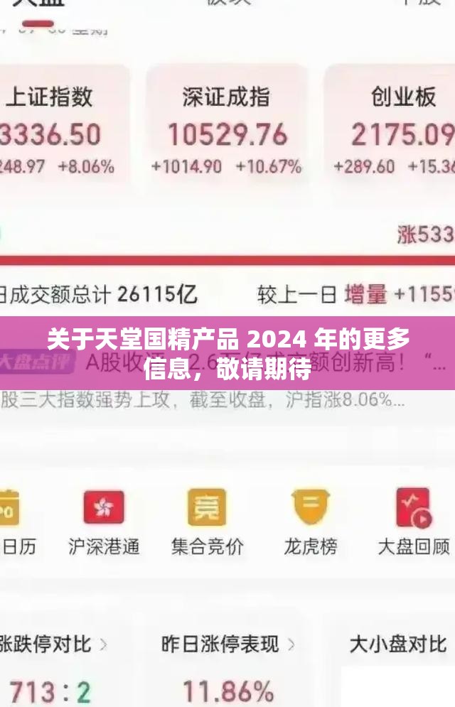 关于天堂国精产品 2024 年的更多信息，敬请期待