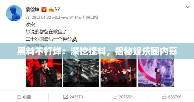 黑料不打烊：深挖猛料，揭秘娱乐圈内幕