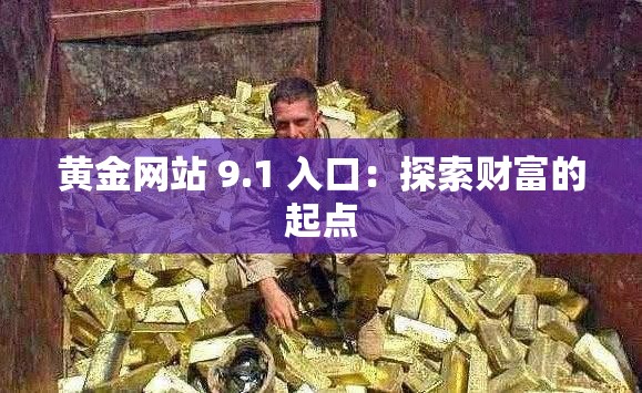 黄金网站 9.1 入口：探索财富的起点