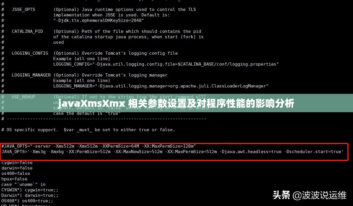 javaXmsXmx 相关参数设置及对程序性能的影响分析