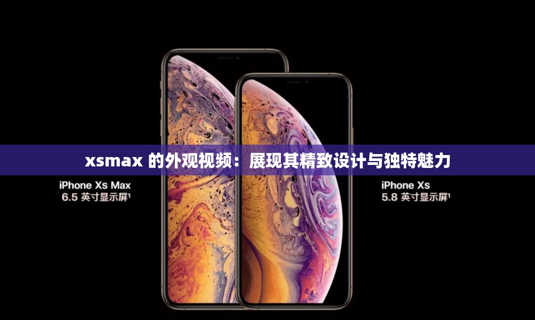 xsmax 的外观视频：展现其精致设计与独特魅力