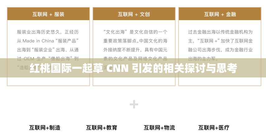 红桃国际一起草 CNN 引发的相关探讨与思考