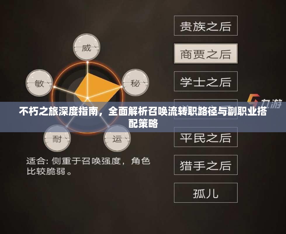 不朽之旅深度指南，全面解析召唤流转职路径与副职业搭配策略