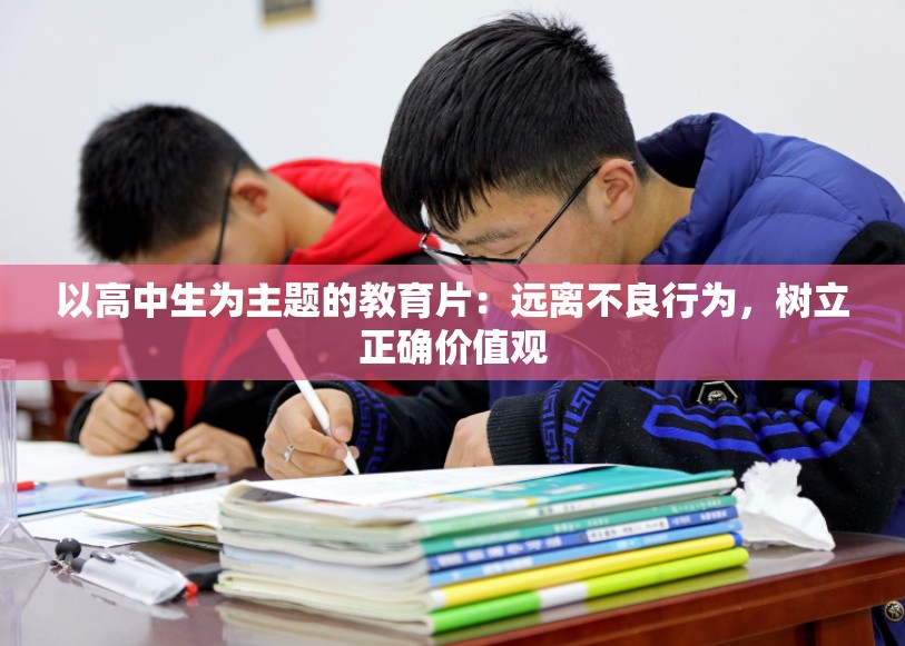 以高中生为主题的教育片：远离不良行为，树立正确价值观