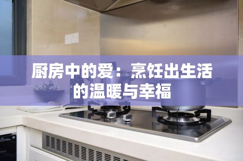 厨房中的爱：烹饪出生活的温暖与幸福