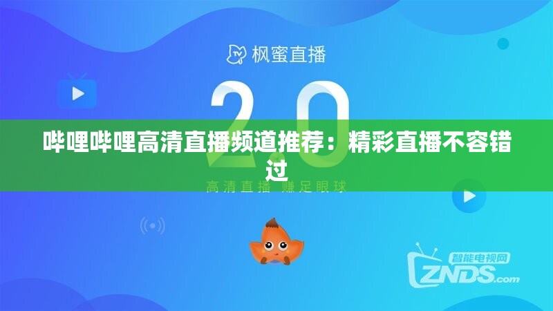 哔哩哔哩高清直播频道推荐：精彩直播不容错过