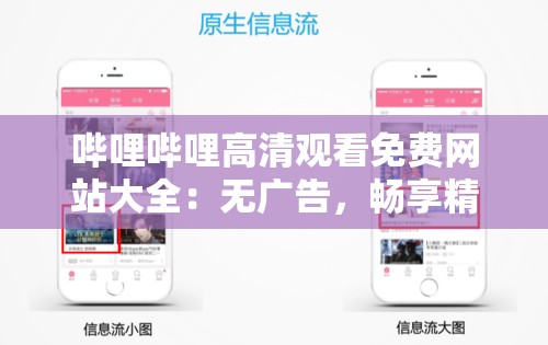 哔哩哔哩高清观看免费网站大全：无广告，畅享精彩视频
