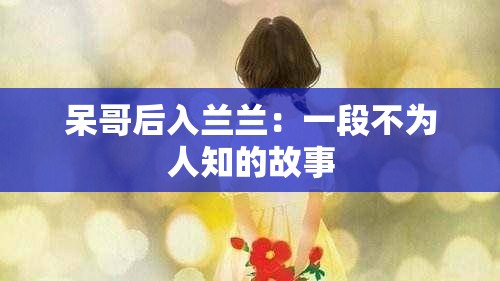 呆哥后入兰兰：一段不为人知的故事