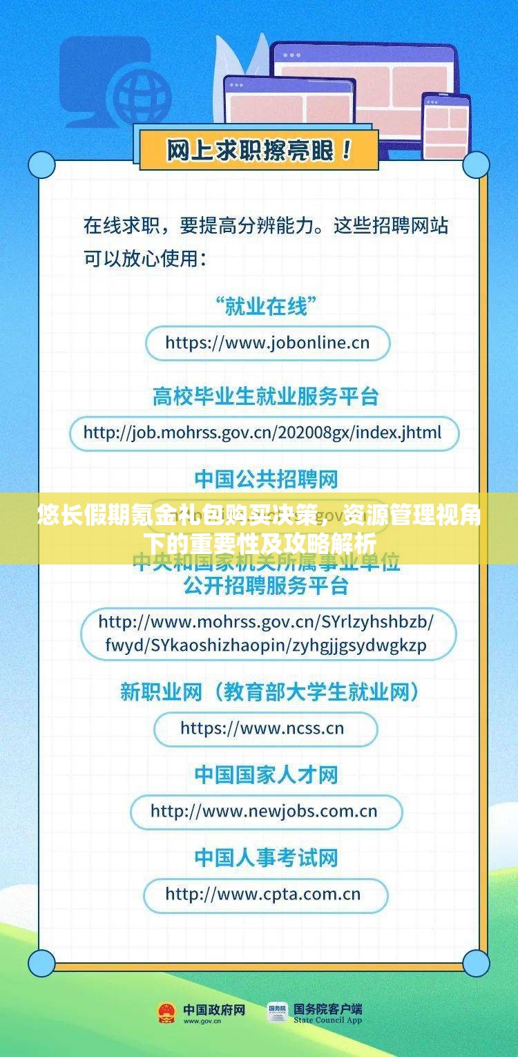 悠长假期氪金礼包购买决策，资源管理视角下的重要性及攻略解析