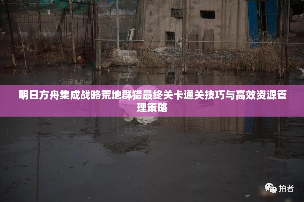 明日方舟集成战略荒地群猎最终关卡通关技巧与高效资源管理策略