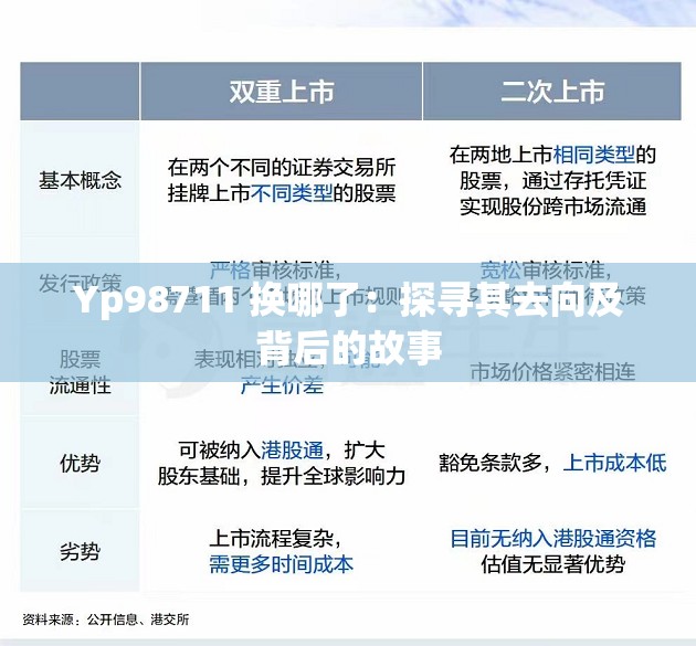 Yp98711 换哪了：探寻其去向及背后的故事
