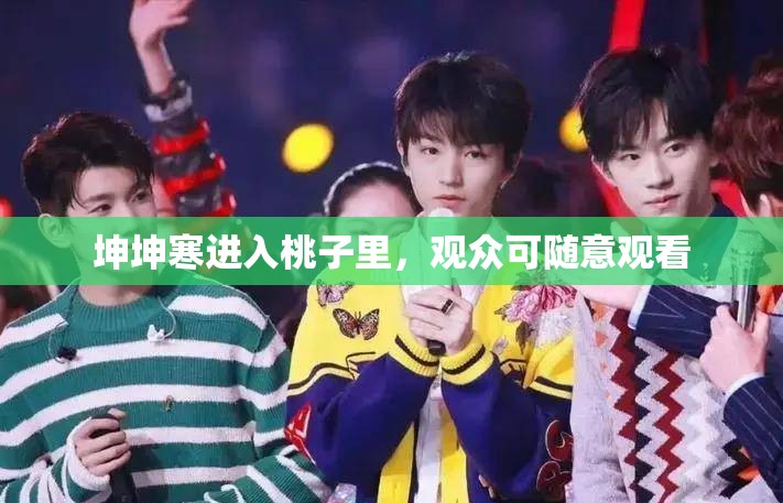 坤坤寒进入桃子里，观众可随意观看
