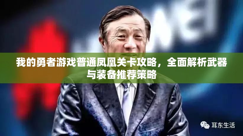 我的勇者游戏普通凤凰关卡攻略，全面解析武器与装备推荐策略