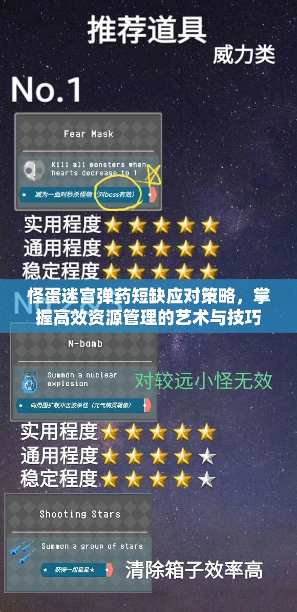 怪蛋迷宫弹药短缺应对策略，掌握高效资源管理的艺术与技巧