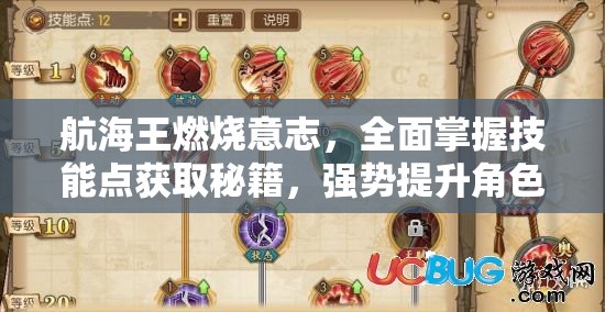 航海王燃烧意志，全面掌握技能点获取秘籍，强势提升角色战力至巅峰