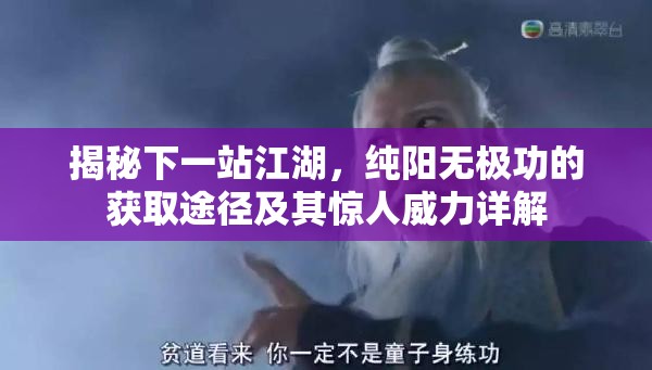 揭秘下一站江湖，纯阳无极功的获取途径及其惊人威力详解