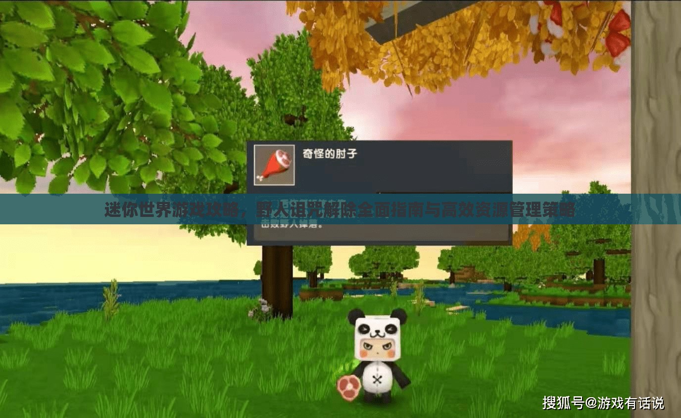 迷你世界游戏攻略，野人诅咒解除全面指南与高效资源管理策略