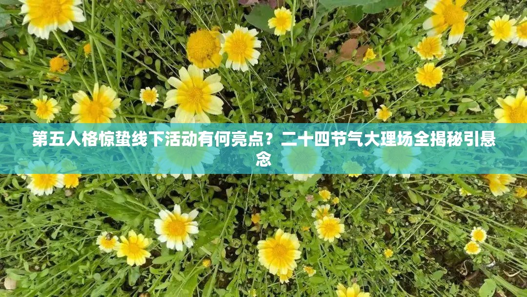 第五人格惊蛰线下活动有何亮点？二十四节气大理场全揭秘引悬念