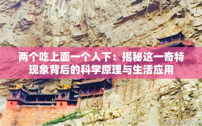 两个吃上面一个人下：揭秘这一奇特现象背后的科学原理与生活应用