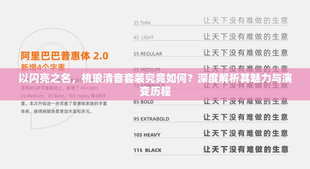 以闪亮之名，桃琅清音套装究竟如何？深度解析其魅力与演变历程