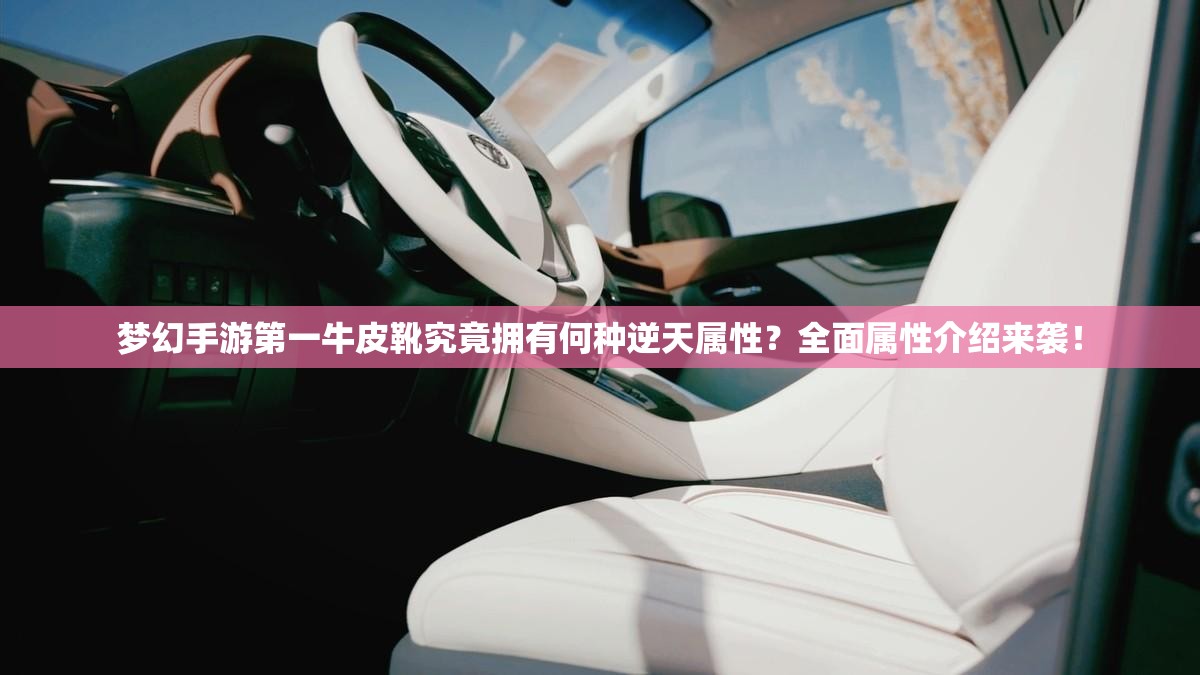 梦幻手游第一牛皮靴究竟拥有何种逆天属性？全面属性介绍来袭！