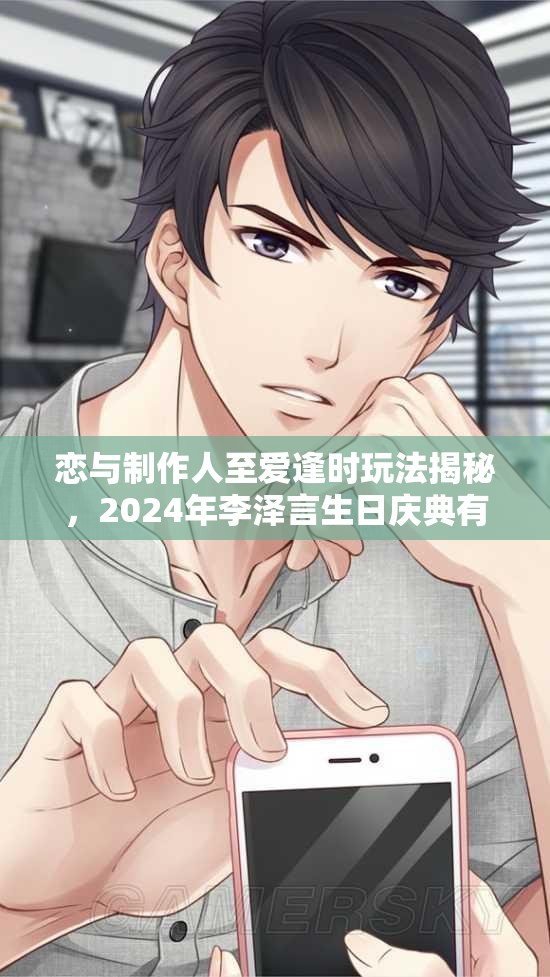 恋与制作人至爱逢时玩法揭秘，2024年李泽言生日庆典有哪些惊喜？