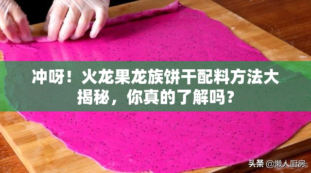 冲呀！火龙果龙族饼干配料方法大揭秘，你真的了解吗？