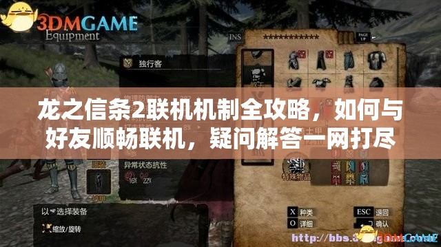 龙之信条2联机机制全攻略，如何与好友顺畅联机，疑问解答一网打尽？