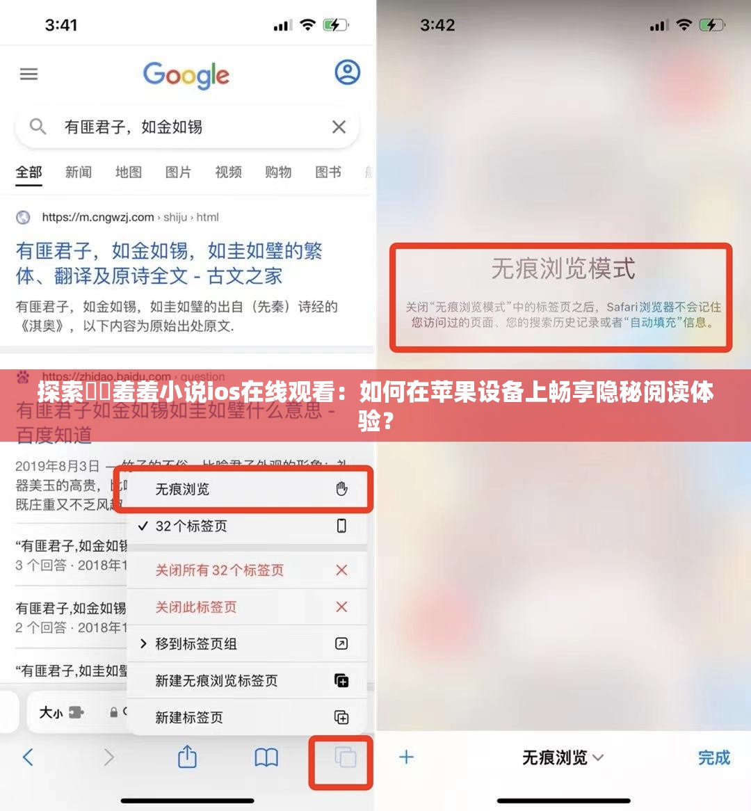 探索㊙️羞羞小说ios在线观看：如何在苹果设备上畅享隐秘阅读体验？