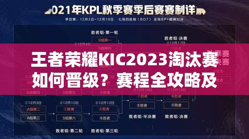 王者荣耀KIC2023淘汰赛如何晋级？赛程全攻略及晋级底层逻辑揭秘