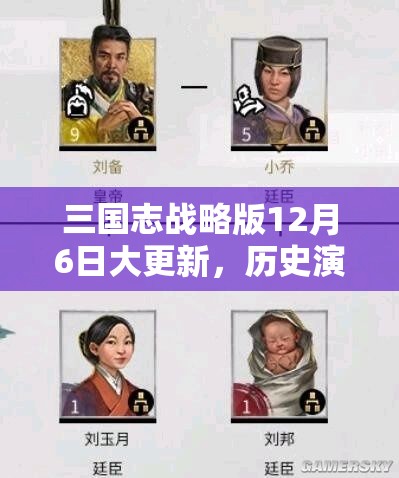 三国志战略版12月6日大更新，历史演变、社区梗图将如何影响同类游戏？