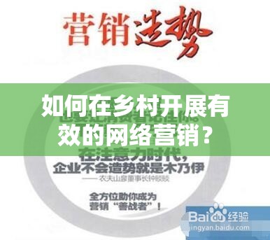 如何在乡村开展有效的网络营销？