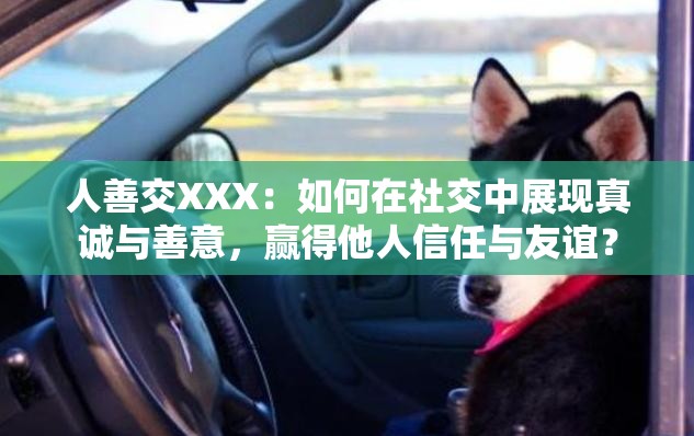 人善交XXX：如何在社交中展现真诚与善意，赢得他人信任与友谊？