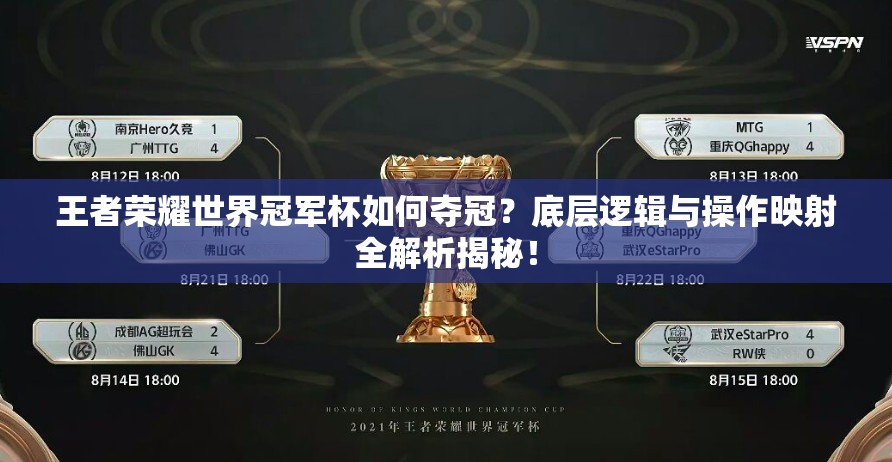 王者荣耀世界冠军杯如何夺冠？底层逻辑与操作映射全解析揭秘！