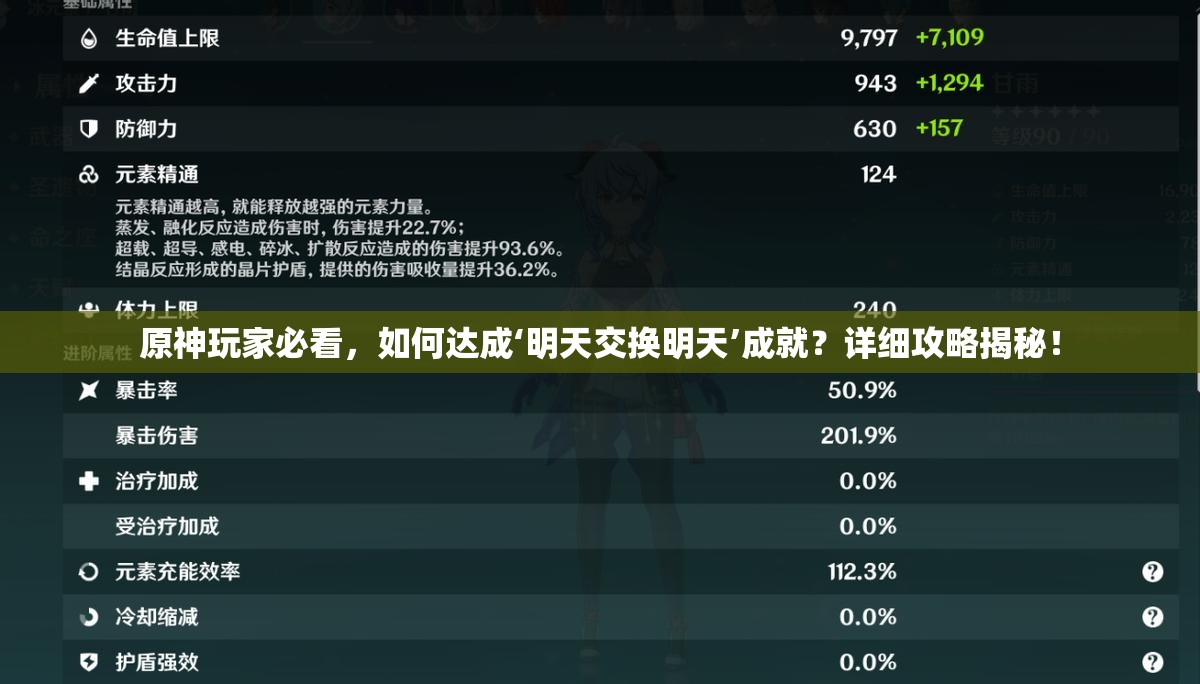 原神玩家必看，如何达成‘明天交换明天’成就？详细攻略揭秘！