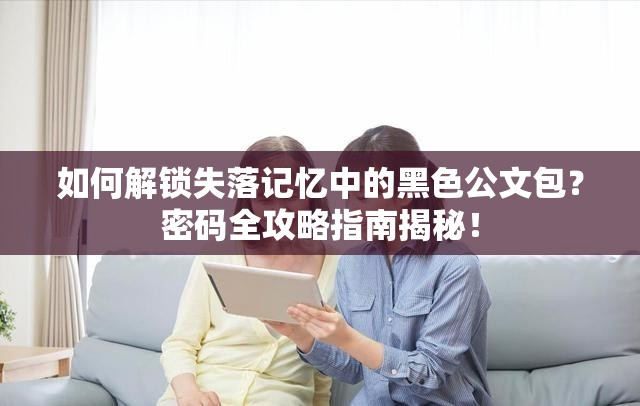 如何解锁失落记忆中的黑色公文包？密码全攻略指南揭秘！