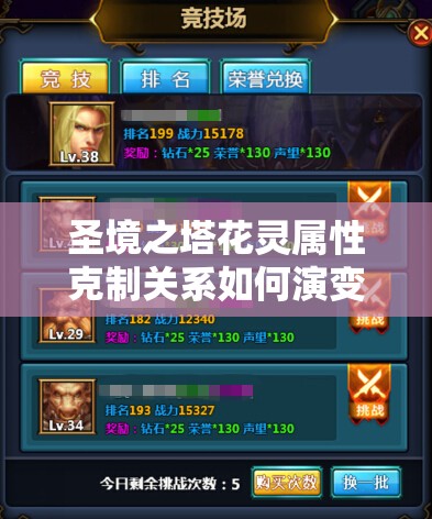 圣境之塔花灵属性克制关系如何演变？全面揭秘其历史专题