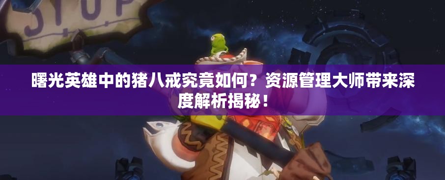 曙光英雄中的猪八戒究竟如何？资源管理大师带来深度解析揭秘！